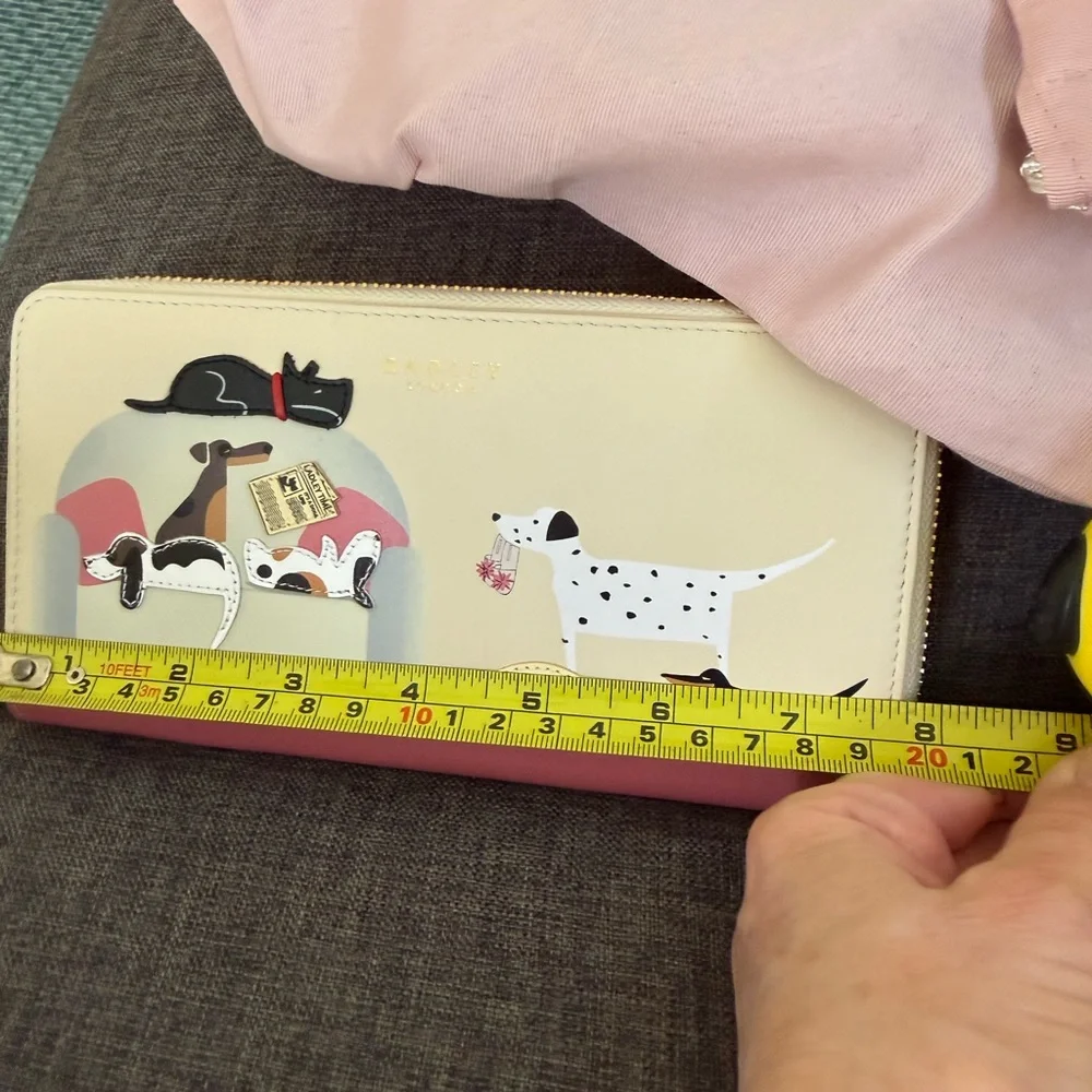 RADLEY LONDON Cream Wallet with Pink and Black Accents - Picture 8 of 10